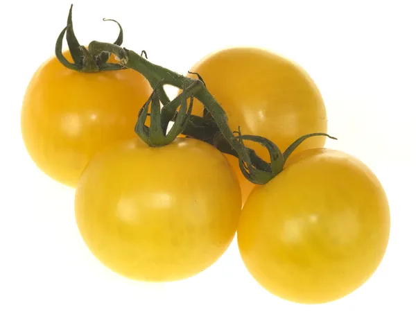 Erbstück aus goldenen Bio-Tomaten — Stockfoto