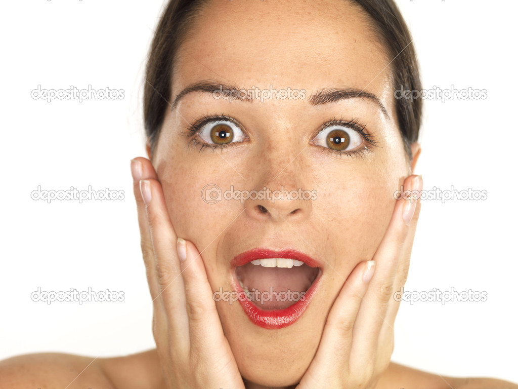 Shocked Young Woman