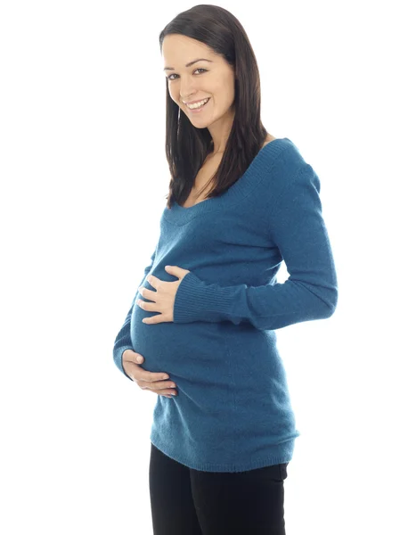 Mujer joven embarazada — Foto de Stock