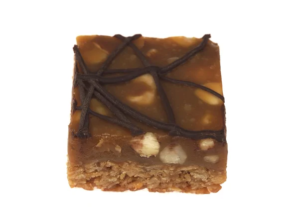 Caramelo Nut Flapjack Cuadrados — Foto de Stock