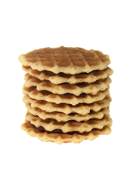 Chocolate Waffle Sandwich — Stock Photo, Image