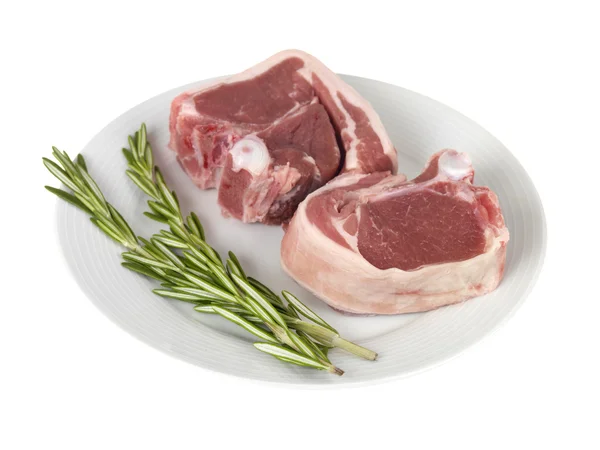 Lamb Chops with Thyme — Stock Photo, Image