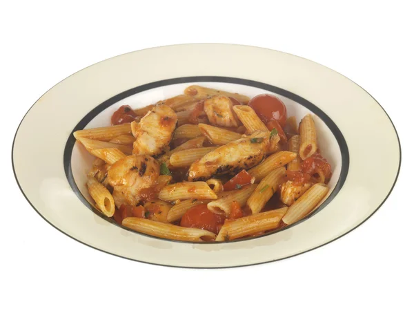 Chicken Penne Arrabbiata Pasta — Stock Photo, Image