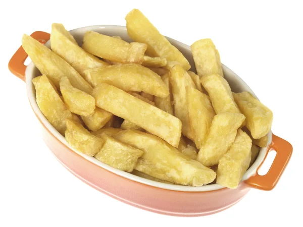 Kom van chips — Stockfoto