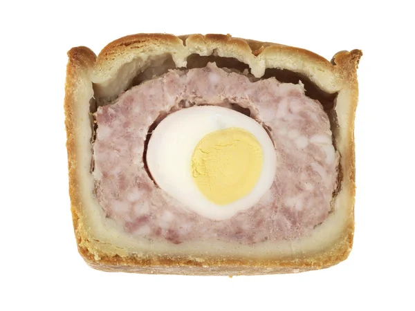 Fläsk och ägg paj — Stockfoto