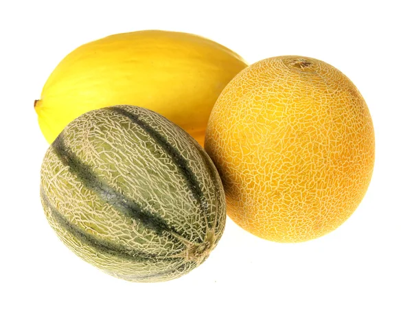 Tres melones jugosos maduros — Foto de Stock