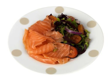 füme somon salata