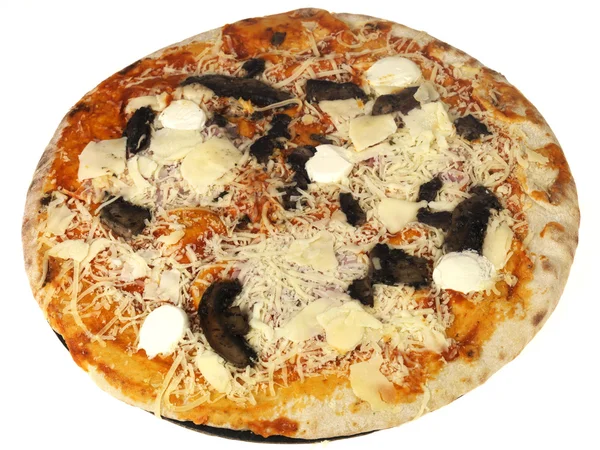 Mushroom and Mascarpone Pizza — Stock Photo, Image