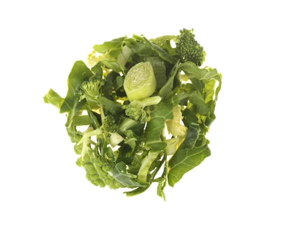 Змішані зелені овочі — стокове фото