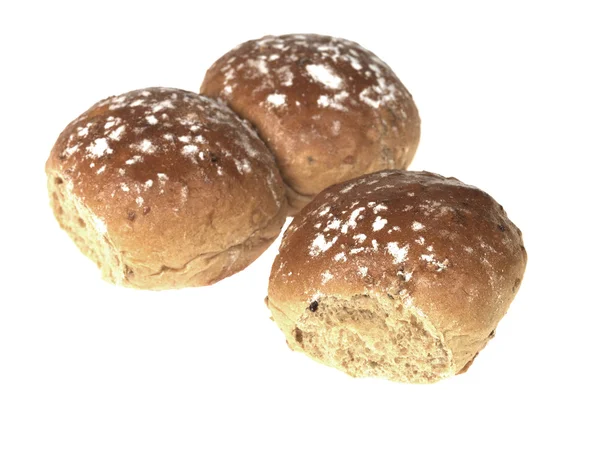 Dusted Soft Brown Bread rolls — Stock Photo, Image