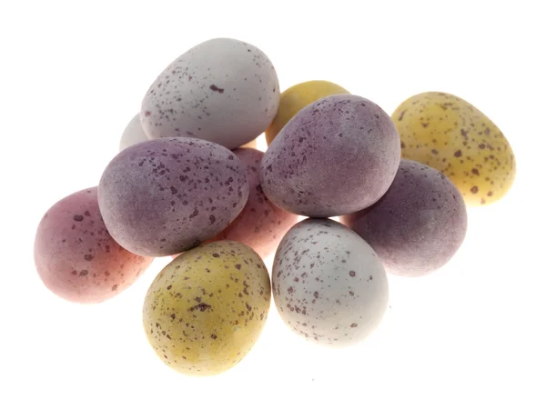 Mini ovos de Páscoa de chocolate — Fotografia de Stock