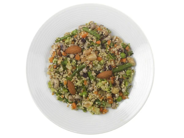 Quinoa und Nusssalat — Stockfoto