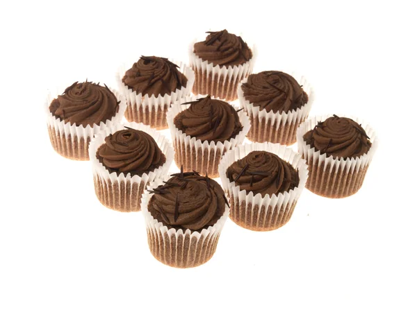 Chocolade cup cakes — Stockfoto