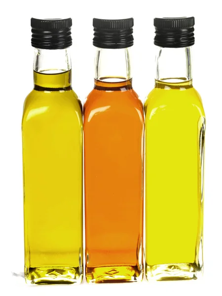 Bottles of Cooking Oil — Stock Photo, Image