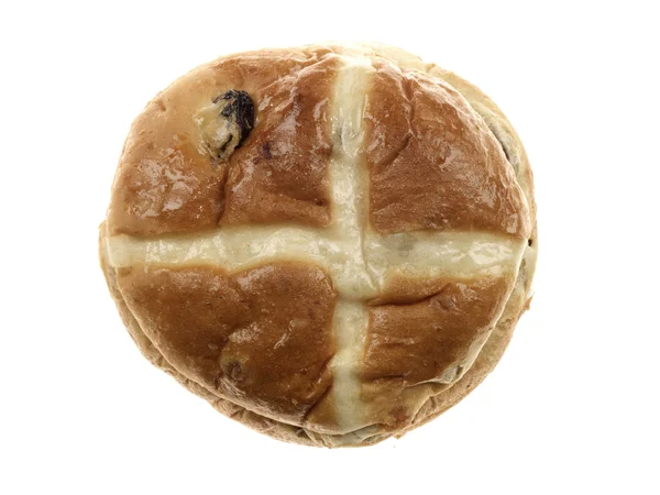 Hot cross kaffebröd — Stockfoto