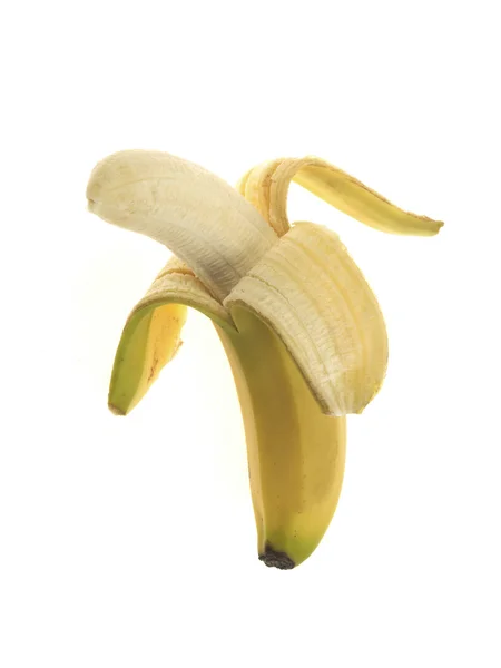 Banana descascada — Fotografia de Stock