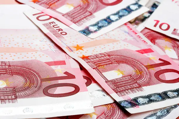 Euro valuta geld — Stockfoto