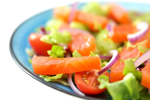 Smoked Salmon Salad — Stock Photo, Image