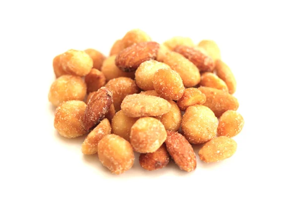 Macadamias and Almond Nuts — Stock Photo, Image