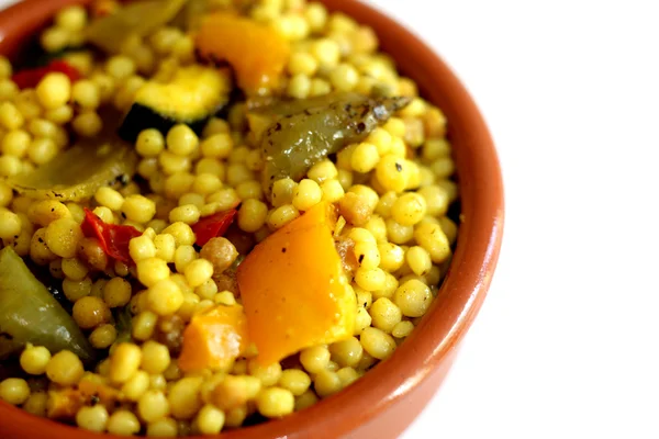 Israeli and Sardinian Couscous Salad — Stock Photo, Image