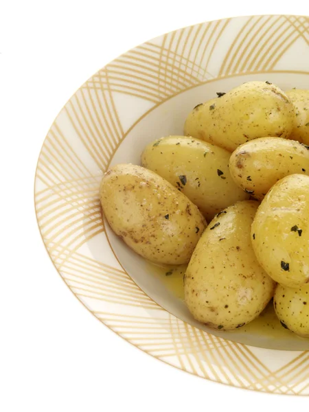 Чаша нового картофеля — стоковое фото