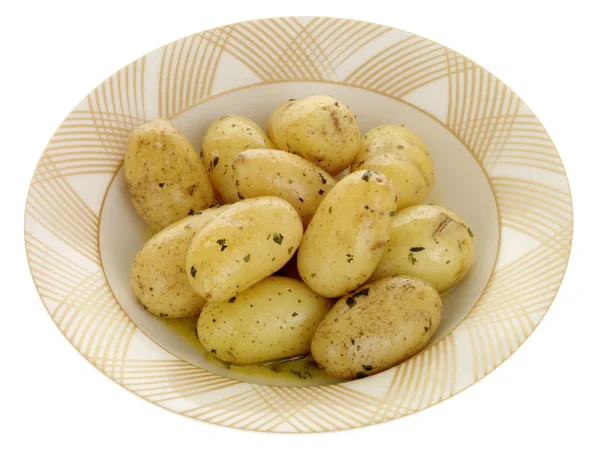 Чаша нового картофеля — стоковое фото