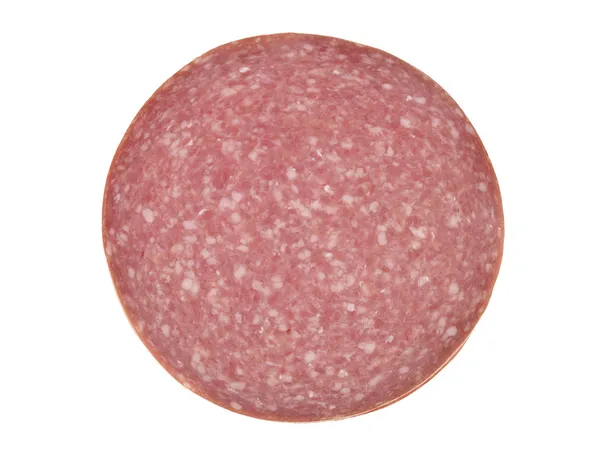 Gesneden Duitse salami — Stockfoto