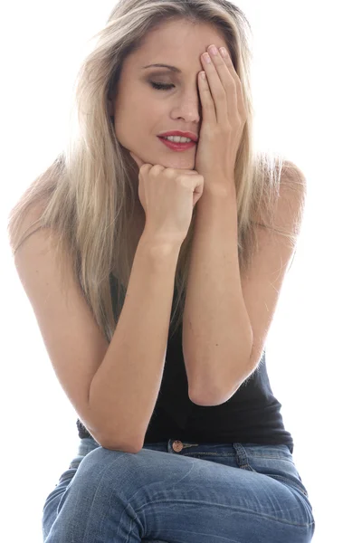 Upset Young Woman — Stock Photo, Image