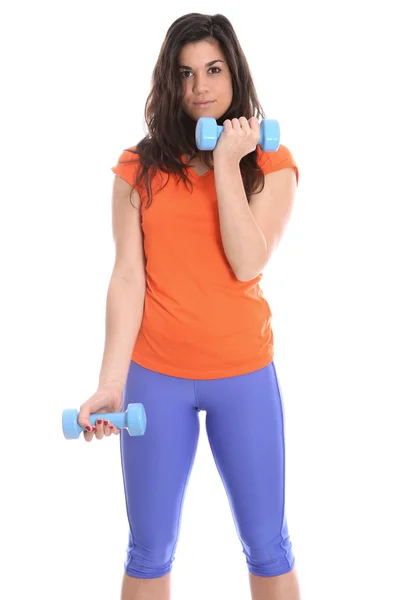 Young Woman Fitness Exercises — Stock Photo, Image