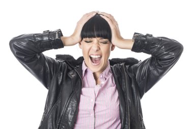 öfkeli genç kadın vurguladı