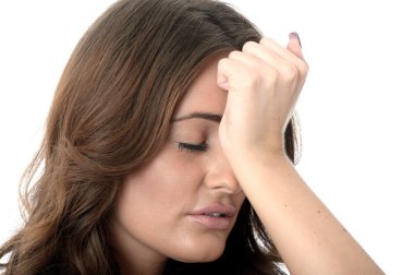 hayal kırıklığına uğramış genç kadın