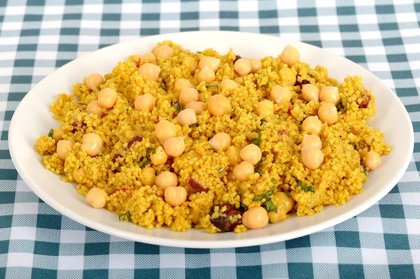 Couscous and Chick Pea Salad — Stock Photo, Image