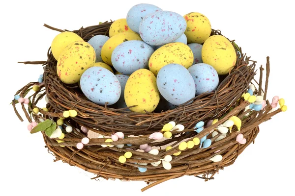 Easter Egg Nest — Stock Photo, Image
