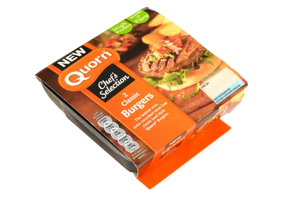 Quorn hamburgers — Stockfoto