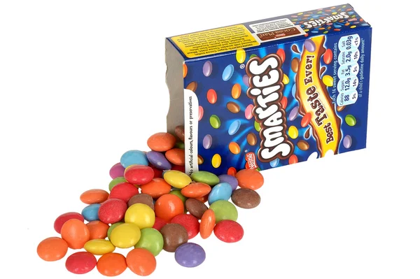 Box of Smarties — Stock Photo, Image