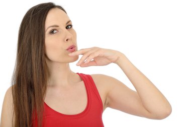 genç kadın ıslık