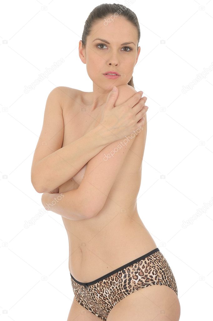 Sexy Young Topless Pin Up Model