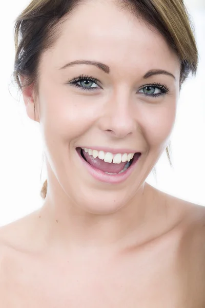 Attractive Happy Young Woman — Stock Photo, Image