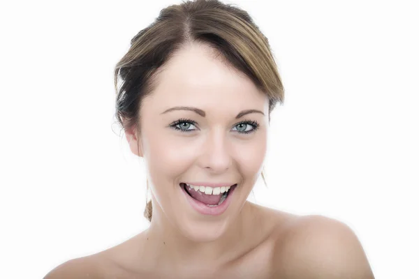 Attractive Happy Young Woman — Stock Photo, Image