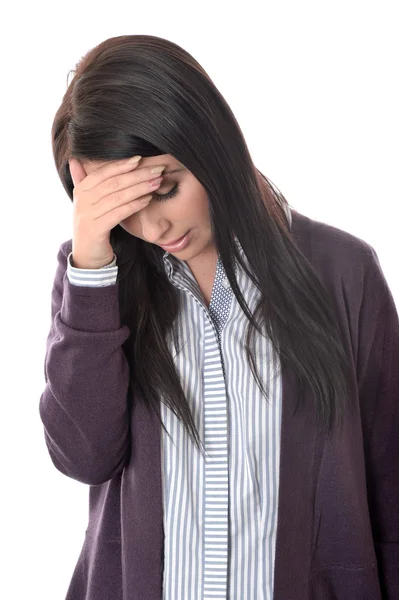 Geschokt jonge vrouw — Stockfoto