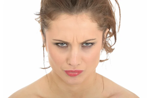 Angry Upset Young Woman — Stock Photo, Image