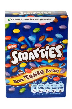 Box of Smarties clipart