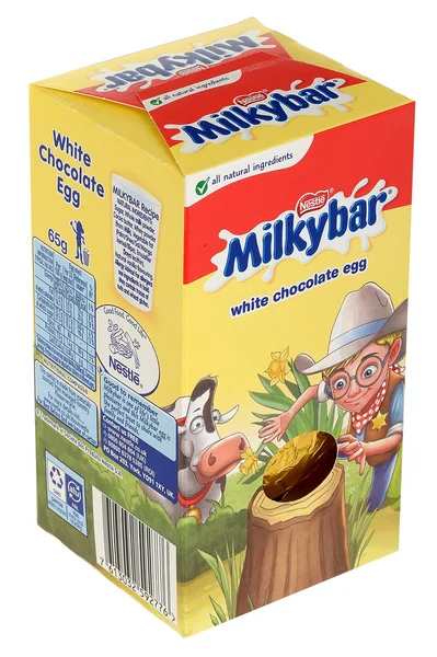 박스형된 초콜릿 부활절 달걀 — 스톡 사진