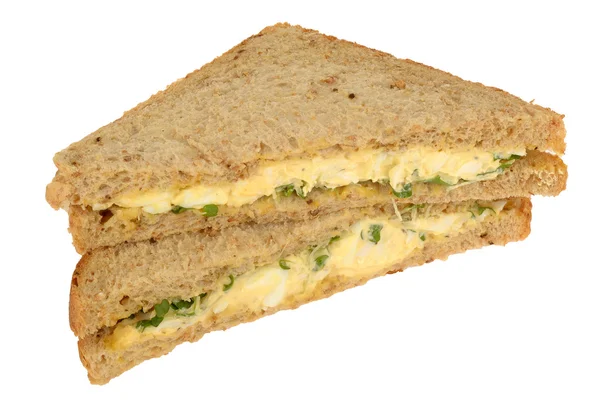 Yumurta ve tere sandviç — Stok fotoğraf