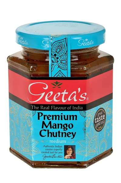 Jar of Mango Chutney — Stock Photo, Image