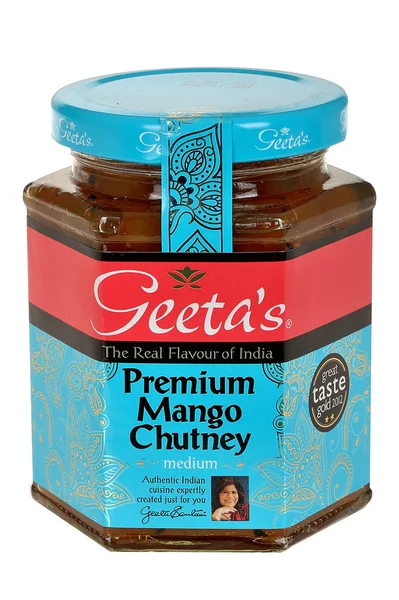 Pot mangochutney — Stockfoto