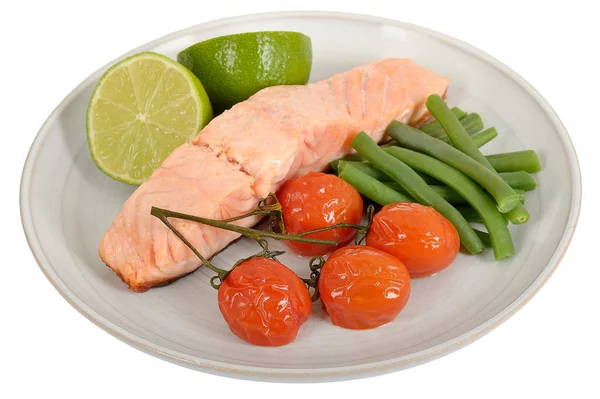 Salmon with Vegetables — Stock Photo, Image