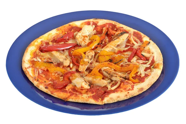 Pollo Piccante Pizza — Stock Photo, Image