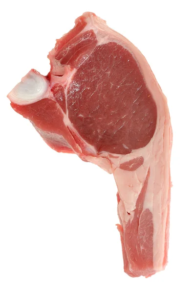 Raw Uncooked Lamb Chop — Stock Photo, Image