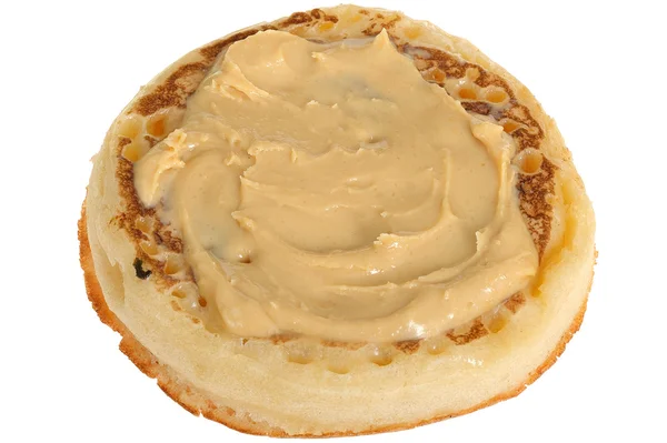 Opékané lívanec s arašídovým máslem — Stock fotografie